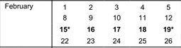 District School Academic Calendar for Pacific View Charter for February 2027