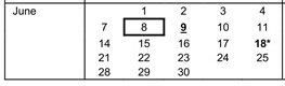 District School Academic Calendar for Pacific View Charter for June 2027