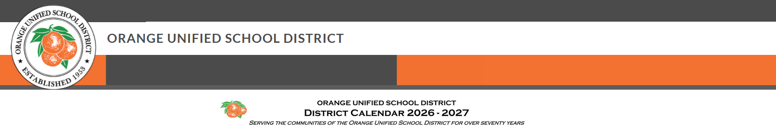 District School Academic Calendar for Canyon Hills Tmr