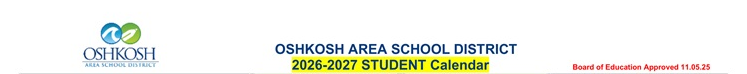 District School Academic Calendar Key for Jefferson Elementary