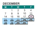 District School Academic Calendar for Hall District Elementary for December 2026