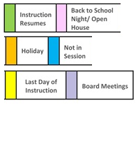 District School Academic Calendar Legend for Laurelglen Elementary