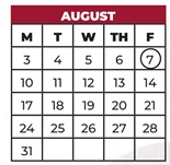 District School Academic Calendar for Jefferson Street for August 2026