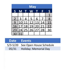 District School Academic Calendar for Roosevelt Elementary for May 2027