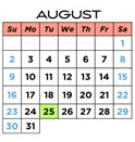 District School Academic Calendar for Jackson Elementary School for August 2026