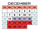 District School Academic Calendar for Jackson Elementary School for December 2026