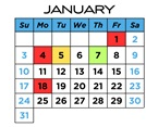 District School Academic Calendar for Jackson Elementary School for January 2027