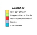 District School Academic Calendar Legend for Jackson Elementary School