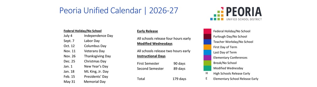 District School Academic Calendar Key for Oakwood Elementary School