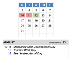 District School Academic Calendar for Amador Valley High for August 2026