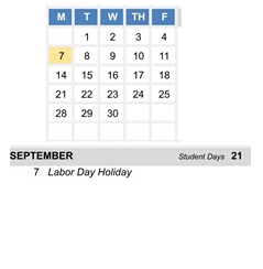 District School Academic Calendar for Amador Valley High for September 2026