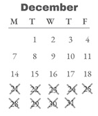 District School Academic Calendar for Gateway Prof-tech School for December 2026