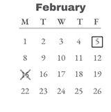 District School Academic Calendar for Gateway Prof-tech School for February 2027
