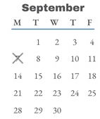 District School Academic Calendar for Gateway Prof-tech School for September 2026