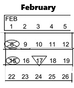 District School Academic Calendar for Pomona Alternative (pas) for February 2027