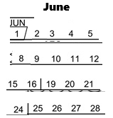 District School Academic Calendar for Pomona Alternative (pas) for June 2027