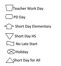 District School Academic Calendar Legend for Pomona Alternative (pas)