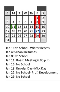 District School Academic Calendar for Brown Elementary for January 2027