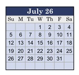 District School Academic Calendar for Abraxas Continuation High for July 2026