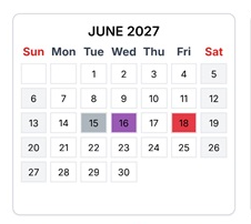 District School Academic Calendar for Avalon Elementary for June 2027
