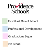 District School Academic Calendar Legend for Adelaide High School
