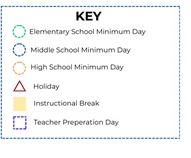 District School Academic Calendar Legend for Curtis (sam V.) Elementary