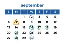 District School Academic Calendar for Curtis (sam V.) Elementary for September 2026