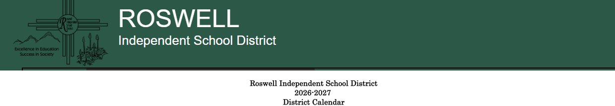 District School Academic Calendar for Pecos Elementary