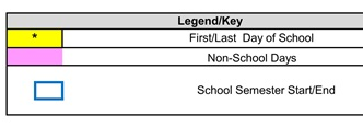 District School Academic Calendar Legend for Father Keith B. Kenny Elementary Charter