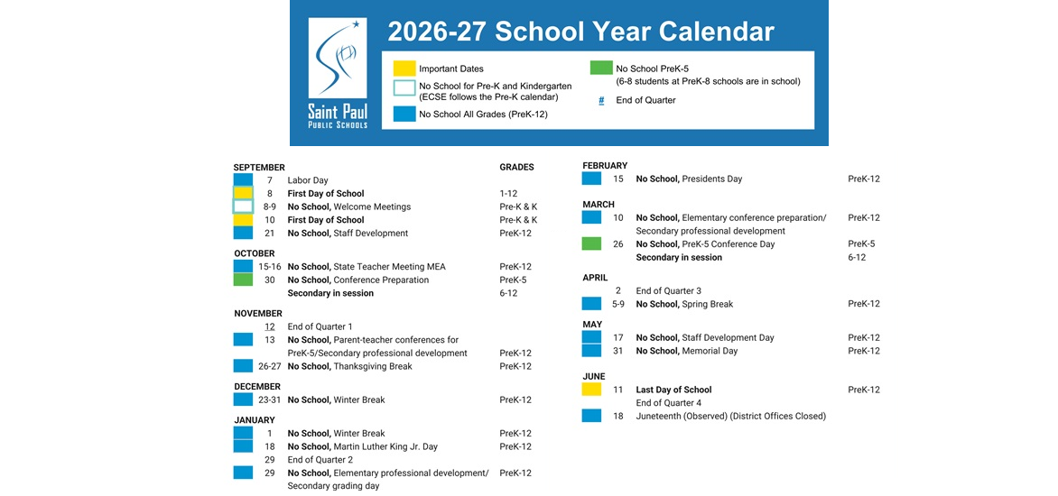 District School Academic Calendar Key for Jackson Magnet Elementary