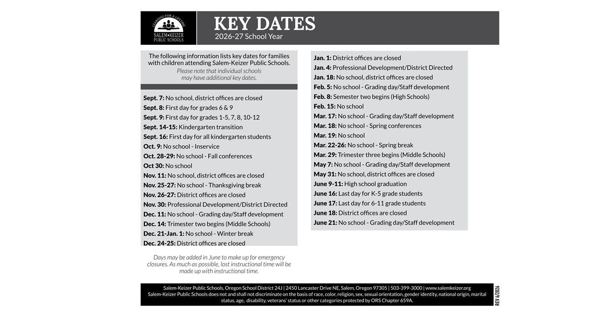 District School Academic Calendar Key for Hallman Elementary School