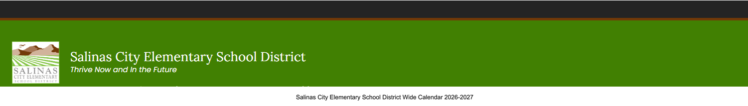 District School Academic Calendar Key for El Gabilan Elementary