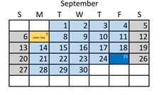 District School Academic Calendar for North Star School for September 2026