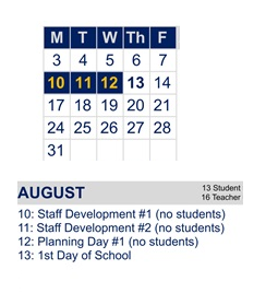 District School Academic Calendar for Madison (james) Elementary for August 2026