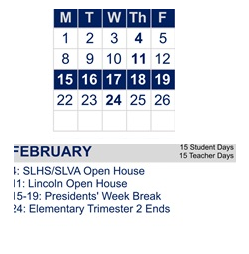 District School Academic Calendar for Madison (james) Elementary for February 2027