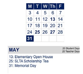 District School Academic Calendar for Madison (james) Elementary for May 2027