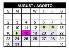 District School Academic Calendar for Discovery Elementary for August 2026