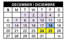 District School Academic Calendar for Discovery Elementary for December 2026