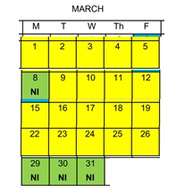 District School Academic Calendar for Jerabek Elementary for March 2027