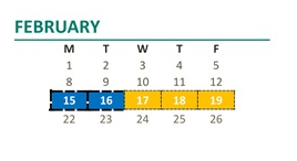 District School Academic Calendar for Choices Charter for February 2027