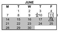 District School Academic Calendar for Highlands Elementary for June 2027