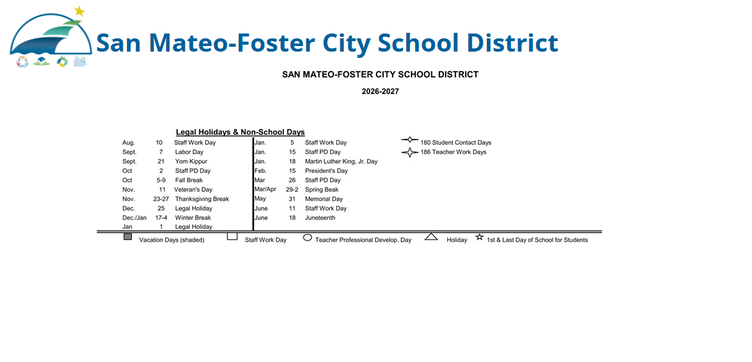 District School Academic Calendar Key for Highlands Elementary