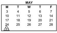 District School Academic Calendar for Highlands Elementary for May 2027