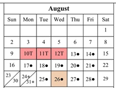 District School Academic Calendar for Bruce (robert)  Elementary for August 2026