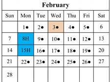 District School Academic Calendar for Bruce (robert)  Elementary for February 2027