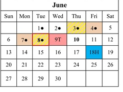 District School Academic Calendar for Bruce (robert)  Elementary for June 2027