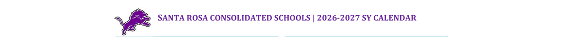 District School Academic Calendar for Santa Rosa Elem