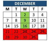 District School Academic Calendar for Bouquet Canyon Elementary for December 2026