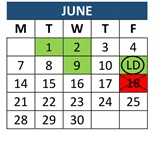 District School Academic Calendar for Bouquet Canyon Elementary for June 2027