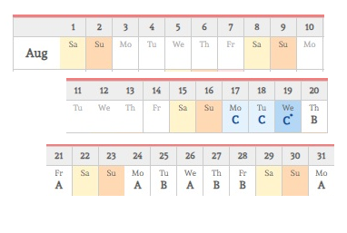 District School Academic Calendar for Ashman School for August 2026